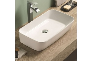 Раковина накладная Ceramalux N 58 белый (78494) - 2