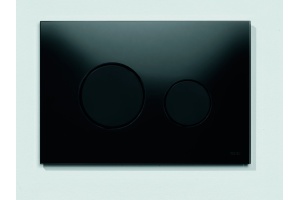 Кнопка смыва TECE Loop 9240657 черное стекло, кнопки черные - 2