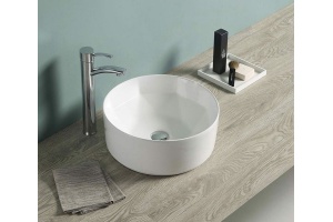 Раковина накладная Ceramalux N белый (9425) - 3