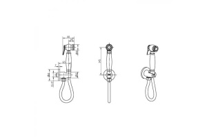 Гигиенический душ Boheme Brillante хром - 2