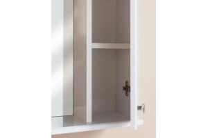 Зеркало-шкаф Onika Ника 60 R с подсветкой, белый (206016) - 3