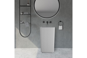 Раковина отдельностоящая ABBER Stein AS2505-H белая матовая - 3