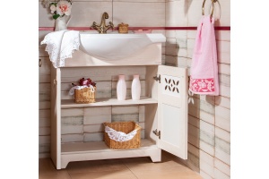 Тумба для комплекта Бриклаер Кантри 80 бежевый дуб - 3