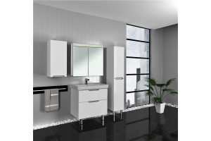 Тумба с раковиной Dreja.Eco Q Plus 80 белая - 2