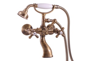 Душевая лейка Rav Slezak бронза - белый - 3