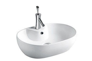 Раковина накладная Ceramalux N 59 белый (9163) - 2