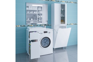 Тумба с раковиной напольная Санта Лондон 29 белый - 3