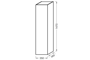 Шкаф-пенал Jacob Delafon Odeon Up (EB998-N18) - 3