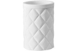 Стакан для зубных щеток WasserKRAFT Havel белый