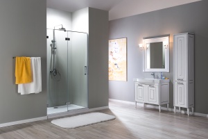 Шкаф-пенал Aquanet Паола белый - 2