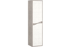 Шкаф-пенал Onika Брендон 35 камень светлый/бетон крем (403565)