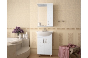 Зеркало-шкаф Style Line Панда 55 см (ЛС-00000077) - 2