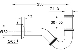 Сифон для биде Grohe 28946000 - 2