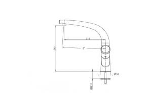 Смеситель Kaiser Calla 71044 для кухонной мойки - 2
