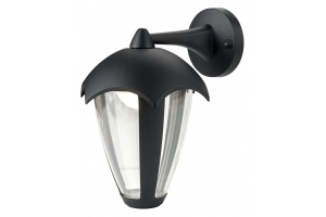 Уличный настенный светодиодный светильник Arte Lamp Henry A1661AL-1BK