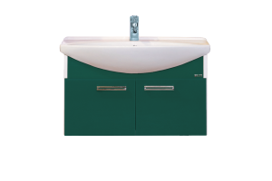 Джулия - 85 Тумба подвесная зеленая