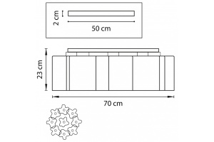 Потолочная люстра Lightstar Nubi 802097 - 2