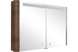 Зеркало-шкаф AM.PM Sensation 100 орех