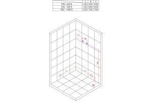Душевая кабина Esbano ESG-90CR - 3