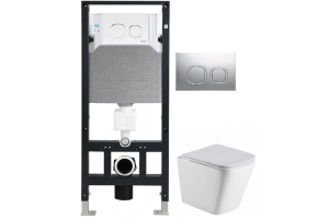 Комплект Weltwasser AMBERG 506 + GELBACH 004 GL-WT + AMBERG RD-CR (10000006776)