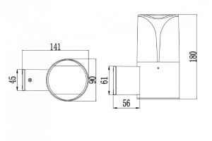 Уличный настенный светильник Maytoni Piccadilly O016WL-01B - 2