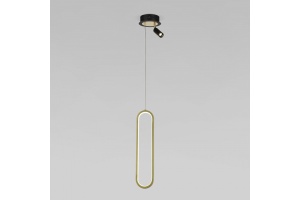 Подвесной светильник Eurosvet Spire 90269/1 черный/золото