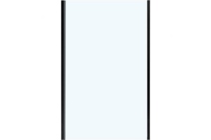 Боковая панель Vincea Slim Soft 100 черная стекло прозрачное