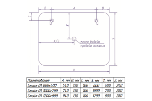 Зеркало Misty Стайл D1 100 - 3