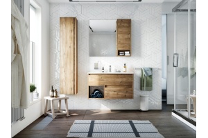 Тумба с раковиной STWORKI Карлстад 90 дуб рустикальный - 2