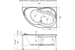 Экран для ванны фронтальный AQUANET Graciosa (00178043) - 2
