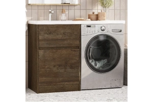 Комплект мебели Aquaton Лондри 60 темное дерево - 2