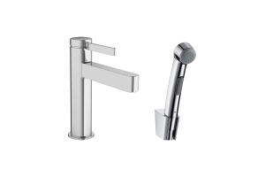 Смеситель для раковины с гигиеническим душем Hansgrohe Finoris хром