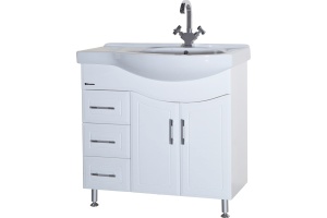 Мебель для ванной Bellezza Коралл 85 L - 2