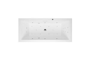Ванна акриловая Excellent Heaven Slim Ultra 170х75 с гидромассажем белый - хром