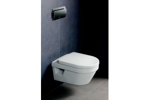 Унитаз подвесной Villeroy & Boch Omnia Architectura 5684HRR1 alpin, безободковый - 3