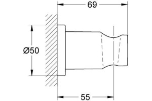 Настенный держатель Grohe Rainshower 27074EN0 - 2
