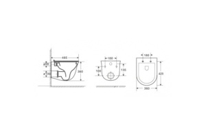 Унитаз подвесной Weltwasser WW SK Telbach 004GL-WT безободковый с микролифтом белый (10000003668) - 2