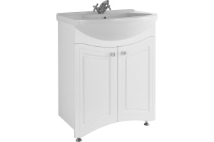 Тумба с раковиной Vod-Ok Адам 65 белая - 2