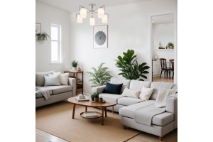 Люстра на штанге Escada Style 1142/5P Silver - 3