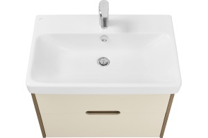 Тумба под раковину Aquaton Оливия 70 светлое дерево-бежевый