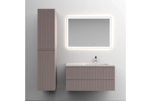 Тумба под раковину Sancos Snob T 100 правая темно-бежевая - 3