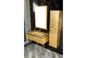 Раковина - столешница Armadi Art Monaco 80 золото - 2