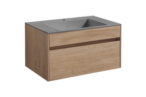 Тумба под раковину Vincea Chiara 80 светлое дерево
