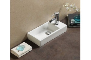 Раковина подвесная Ceramalux N 40 белый (9048DL) - 2