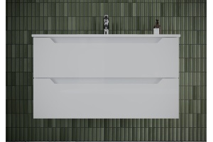 Тумба под раковину подвесная Sancos Norma 2.0 80 белая глянцевая - 2