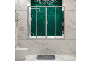 Шторка на ванну Wasserkraft Lippe 45S02-170