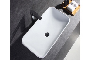 Раковина накладная Ceramalux N 70 белый (9122) - 2