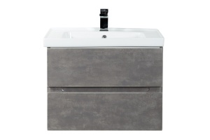 TECHNO База под раковину подвесная с двумя выкатными ящиками, АЙС Какао AM-Techno-700-2C-SO-FC305 - 2