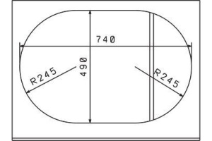 Мойка кухонная Florentina Родос 760 мокко - 3