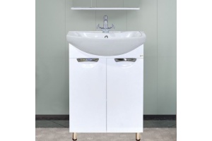 Тумба с раковиной Misty Лаванда 50 прямая